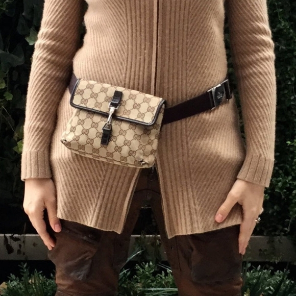 GUCCI GG Canvas Jackie Belt Bag - Picture 14 of 14